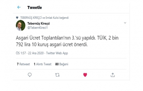 TÜİK asgari ücret önerisini açıkladı!
