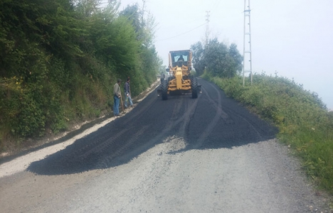 Trabzon Akçaabat asfalt çalışmaları