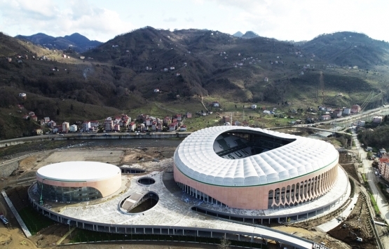 Giresun Çotanak Stadyumu'nun inşaatı tamamlanıyor!