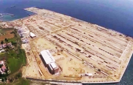 Asyaport'un dev vinçleri yerlerini aldı!