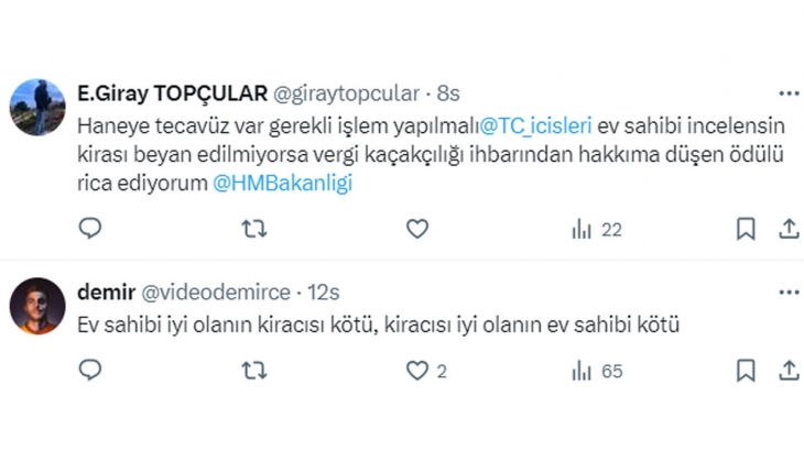 Gazeteciden kira sorunu çıkışı: Ülkede kiracı olmak da problem kiracılar da problem!