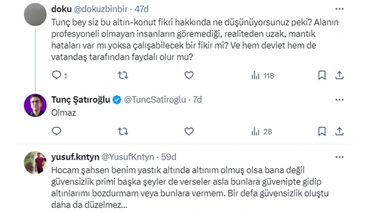 Ekonomistten evdeki altınları konuta çevirecek model uyarısı: Altınların bozulması için vatandaşa prim ödenmeli!