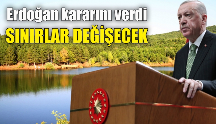 Cumhurbaşkanı Erdoğan kararını verdi! Sınırlar değişecek