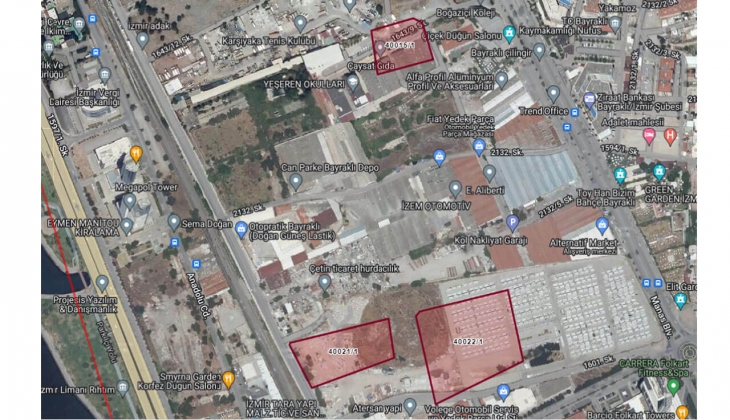 Ziraat GYO İzmir Bayraklı daki 3 arsasının yüzde 50 hissesini 1.1 milyar TL ye sattı!