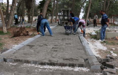 Şanlıurfa Akçakale'de yol yapım ve çevre düzenleme çalışmaları bitti!
