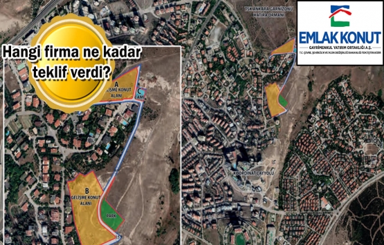 Emlak Konut GYO Ankara Çayyolu 2. Etap için 426.1 milyon TL'lik teklif!