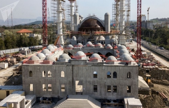 Kırım Cuma Camisi inşaatının yüzde 80'ini tamam! 