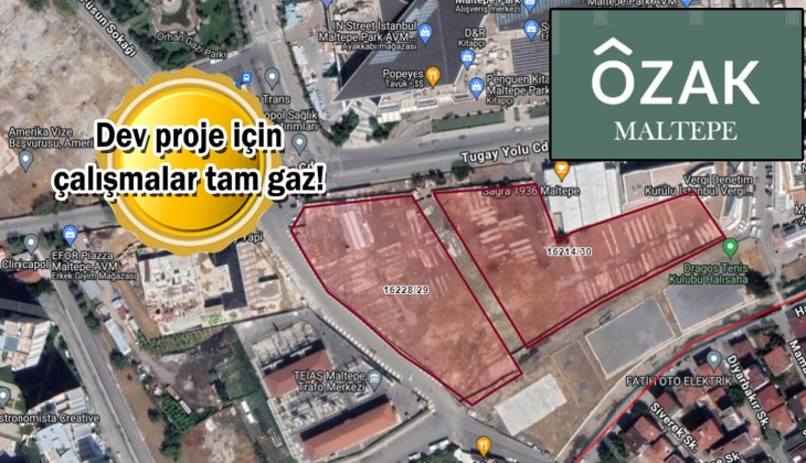Özak GYO Maltepe'nin ruhsatı alındı! Maltepe'ye 458 yeni konutluk yeni proje geliyor! 