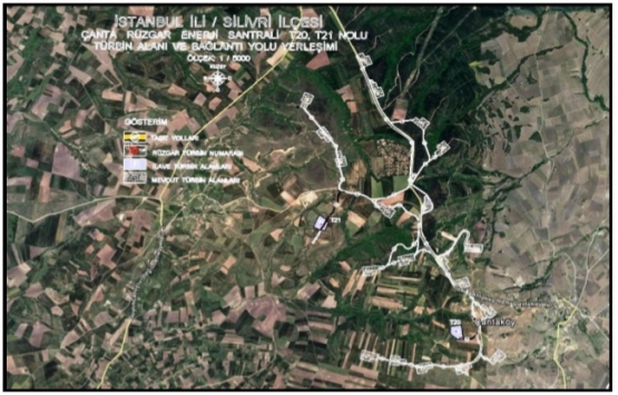 Silivri Çanta RES Projesi ve bağlantı yolları imar planı askıda!