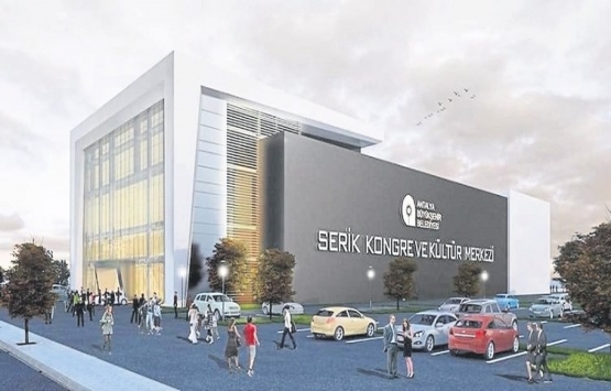 Serik Kongre ve Kültür Merkezi'nin inşaatı durduruldu!