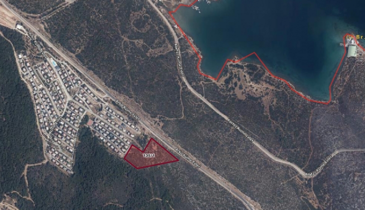Karaburun Belediyesi 393.4 milyon TL’lik satış için düğmeye bastı! Denize 390 metre uzaklıktaki arsa satışa çıkarıldı!