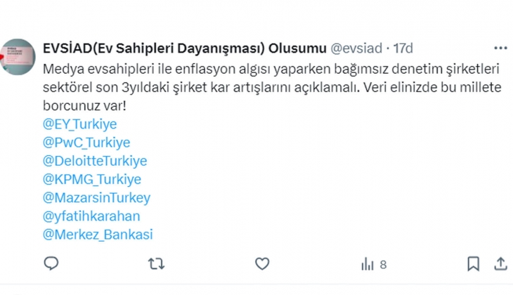 Ünlü ekonomist Ev sahibini düşman gören anlayış değişmeden, Türkiye den konut almayın dedi!