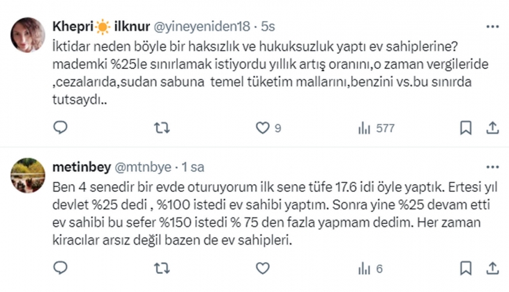 2021 Ocak ta 1.000 TL olan evin kirası şimdi 8 bin 300 TL olacaktı! Yüzde 25 zam sınırı bir fiyasko oldu!