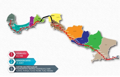 İşte İstanbul da inşaatı devam eden 7 metro hattı!