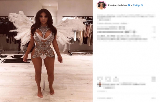 Kim Kardashian ın salondan büyük giyinme odası!