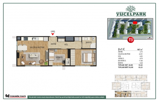 Yücel Park kat planları!