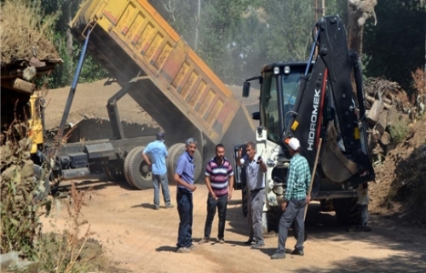 Muş'taki Eski Kale Yolu'nda yenileme çalışmaları başladı!