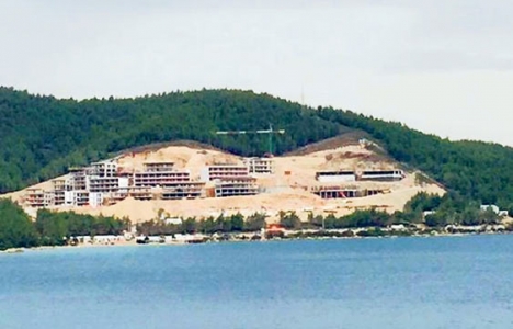 Güvercinlik Koyu'nda yeni otel inşaatına başlanıyor!