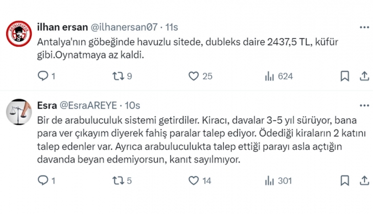 Emekliler, işçiler ve emekçiler yüzde 25 zam mağduru: Kiracılar, 15-17 bin TL lik evlerde 1.500-2.500 TL ye oturuyor!