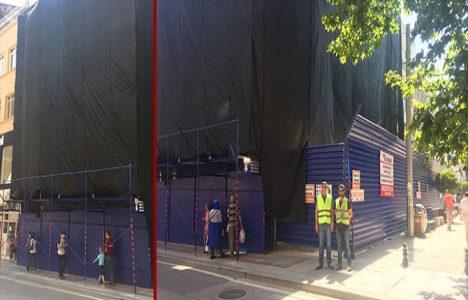 Kocaeli şehir merkezindeki 5 katlı bina yıkılıyor!