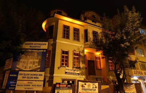 Sakarya Sabit Efendi Konağı'nda inşaat çalışmaları devam ediyor!
