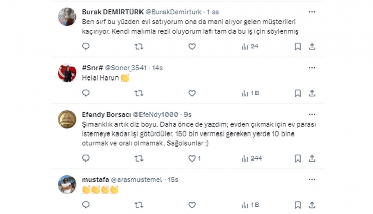 Eski gazeteci ve emekli borsacı Harun Kahraman dan kiracı tepkisi: Kirayı az verip oturanlar gasp yapıyor!