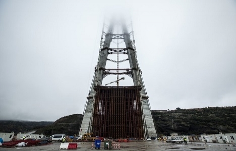 3. köprü inşaatından son durum fotoğrafları!