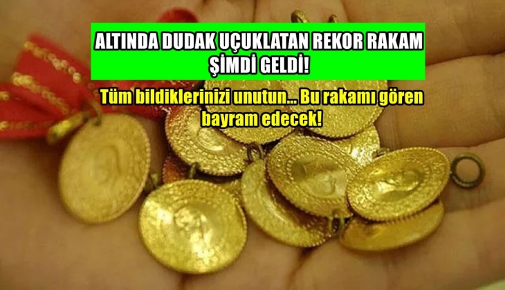 Altında dudak uçuklatan rekor rakam şimdi geldi! Dev Banka ''bekleyin'' dedi! Bu rakamı gören bayram edecek