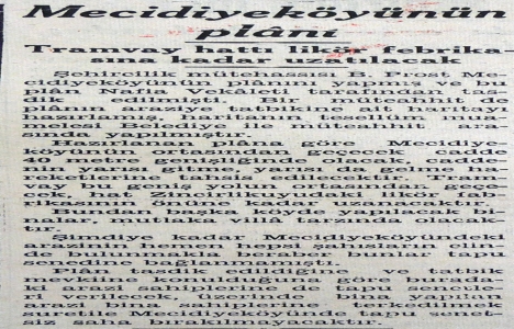 1939 yılında tramvay hattı Likör Fabrikası na kadar uzatılacak!
