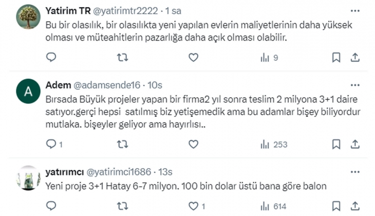 5 milyon TL ye kadar olan evlerde arz az, talep çok: Konut fiyatlarında dibe yaklaştık!