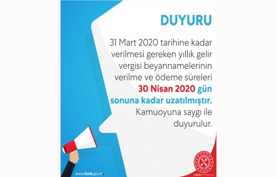 Kira geliri beyannamesinde süre uzatıldı!