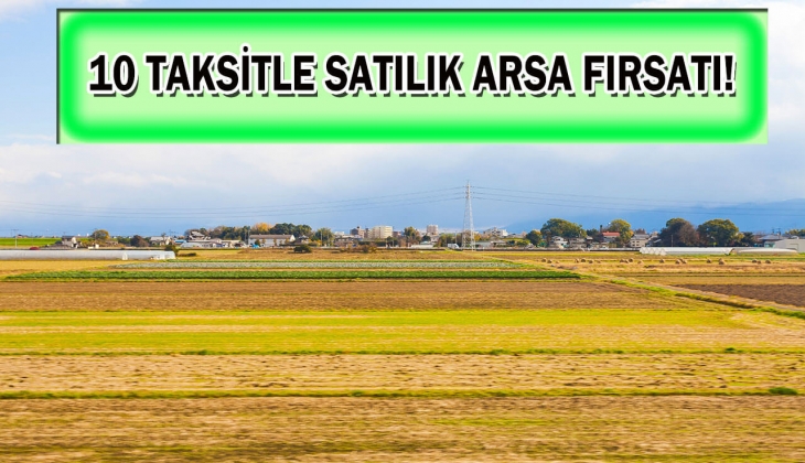 Konya'da 10 taksitle satılık 2 arsa! Sakın kaçırmayın!