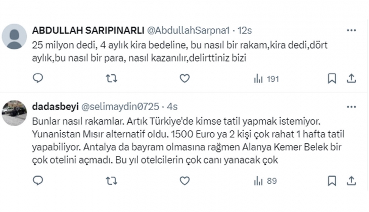 4 aylık yazlık kirası 25 milyon TL oldu! Yazlık kiraları resmen uçtu! 