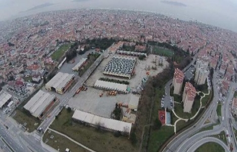 Küçükyalı Karayolları arazisinde park alanı arttırıldı!