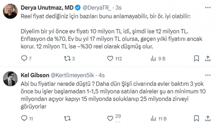 İstanbul daki konut fiyatlarında son 14 yılın en yüksek reel düşüşü!