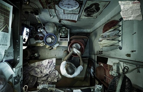 İşte Hong Kong daki kapsül evler!