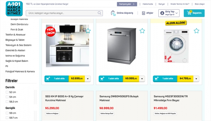 A101 elektronik ve beyaz eşya kampanyalarında şok fiyatlar! Bakmadan geçmeyin! İşte 22 Eylül 2022 A101 fiyat listesi