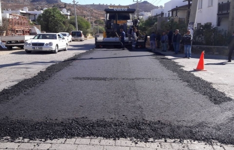 Bodrum'daki yol çalışmaları hızlandı!