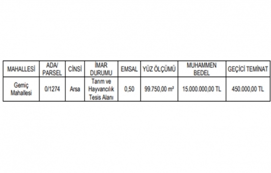 Bursa Orhangazi de 15 milyon TL ye satılık gayrimenkul!