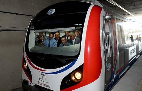 Marmaray'ın ilk test sürüşünü gerçekleştirdi !