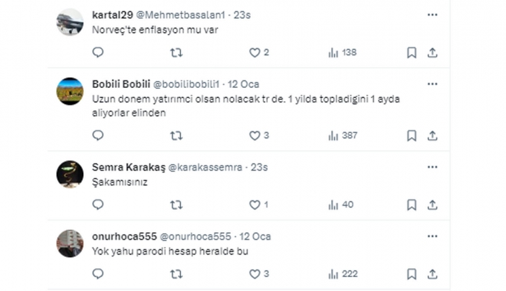 Norveç te 10 tane evi olan birine denk gelemezsin! Çünkü 10 kişinin birer evi vardır! 