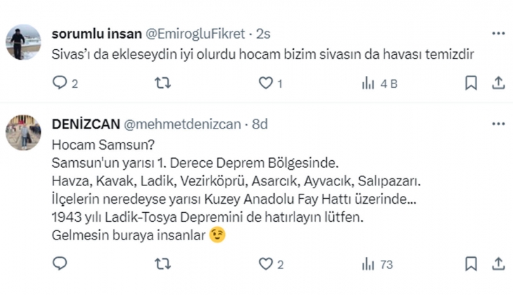 Deprem korkusu yaşamak istemeyenler bu illere taşınsın! Deprem uzmanı Ercan, deprem riski az olan 9 ili açıkladı!