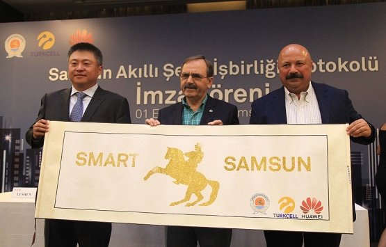 Turkcell ve Huawei den Samsun da akıllı şehir için işbirliği!