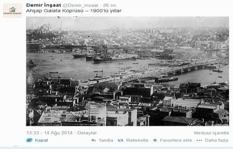 Galata Köprüsü nün ahşap hali!