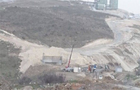 Ispartakule Bahçeşehir yolunda köprü ayakları yapılıyor!