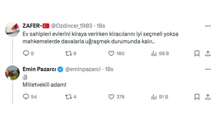 Gazeteci Emin Pazarcı, eski milletvekiliyle yaşadığı kira sorununu anlattı: Bu gidişle evin tapusunu da isterler mi?
