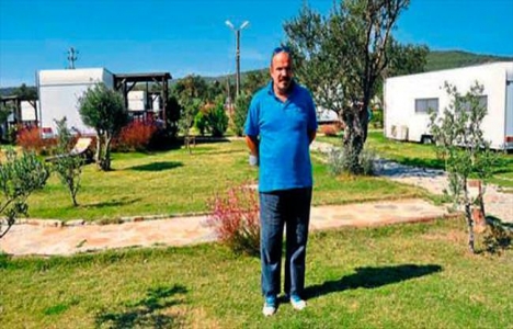 Balıkesir'de bir girişimci 11 karavandan oluşan bir otel kurdu!