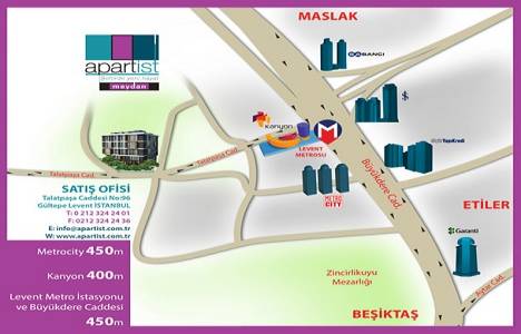 Levent Apartist Meydan nerede?