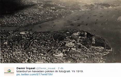 İstanbul un havadan çekilmiş ilk fotoğrafına bakıyorsunuz!
