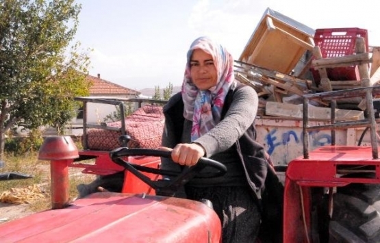 Kayseri de inşaat ustası muhtar olunca eşi işlerini devraldı!